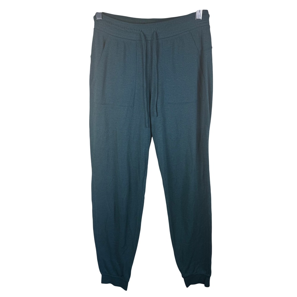 Alo Yoga Alosoft Joggers Women Small Dark Teal Athleisure Travel Lounge Workout